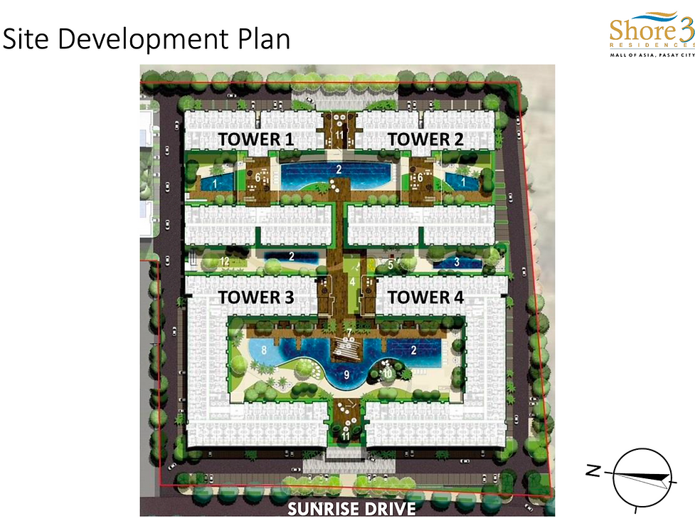 SMDC Shore 3 Residences Site Development Plan