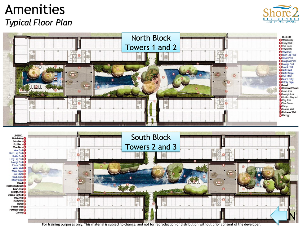 SMDC Shore 2 Residences Amenity Floor Plan