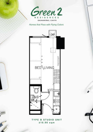 SMDC Green 2 Residences Unit Type Studio Type B.jpeg