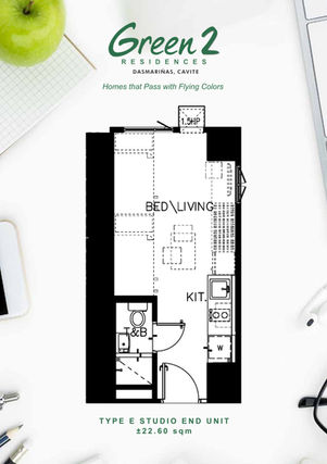 SMDC Green 2 Residences Unit Type Studio Type E.jpeg