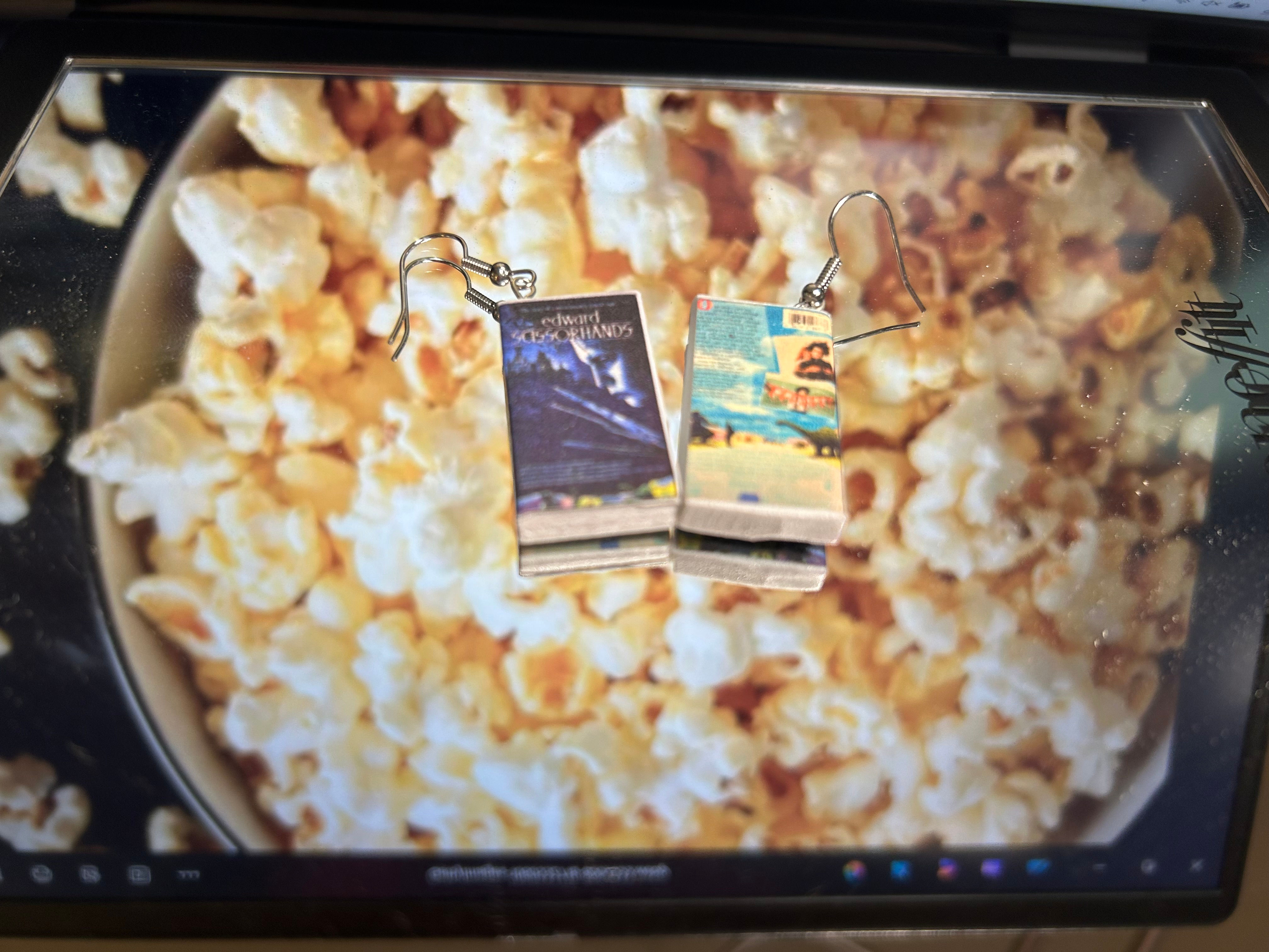 Edward Scissorhands DVD Earrings