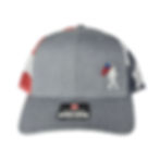 Sasquatch carrying American flag-Grey/American flag Richardson 112