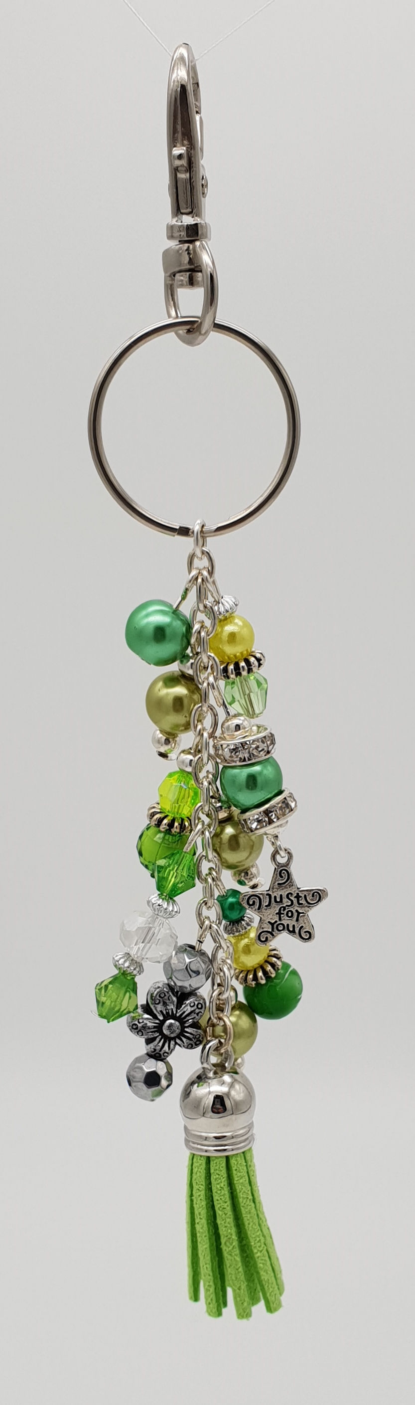 Thumbnail: Green Tassel Keychain