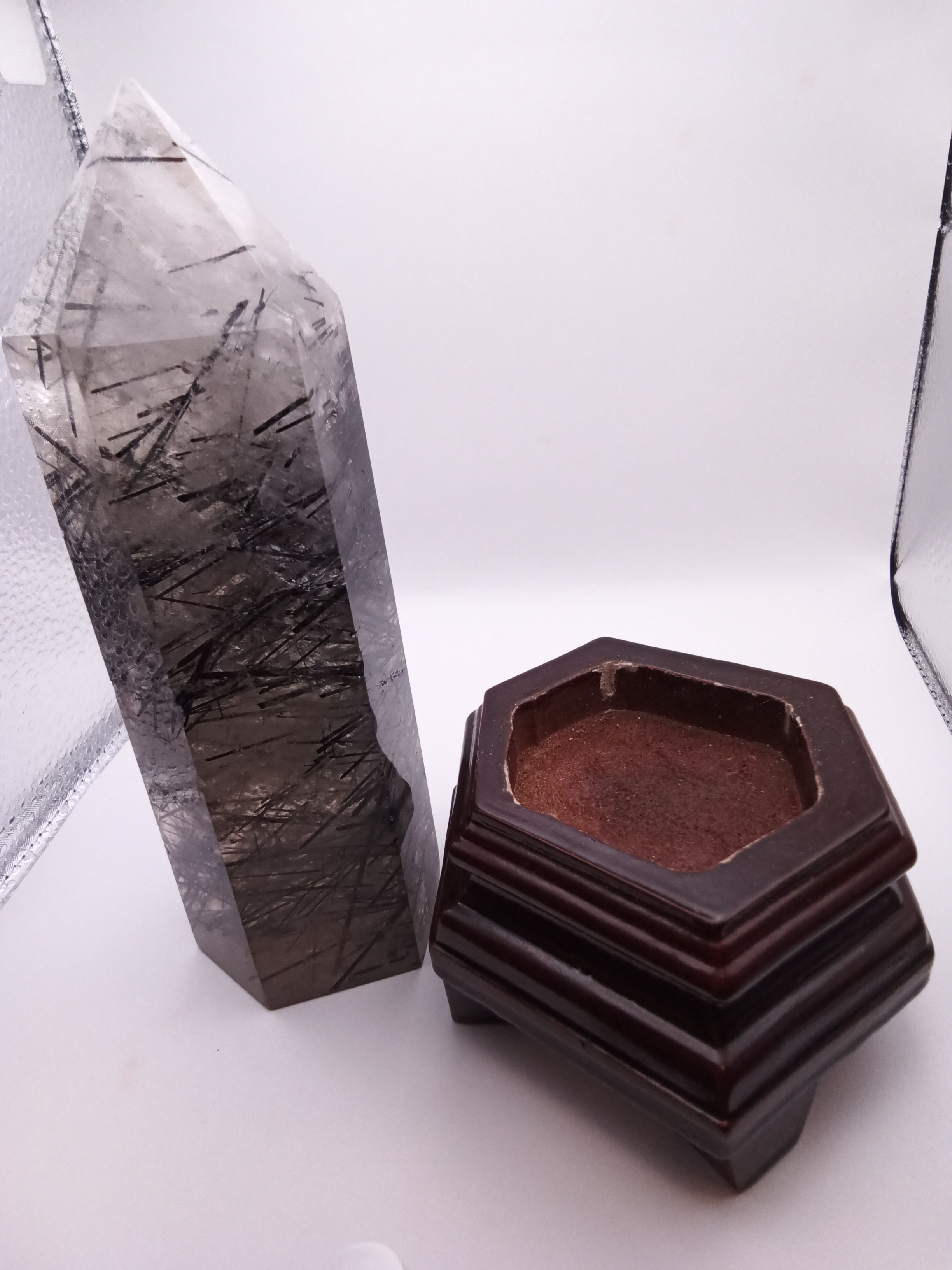 XL Black Tourmaline Tower