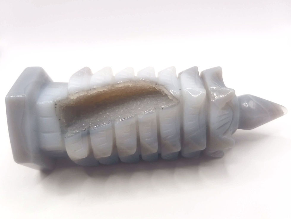 Thumbnail: Agate Druzy Pagoda