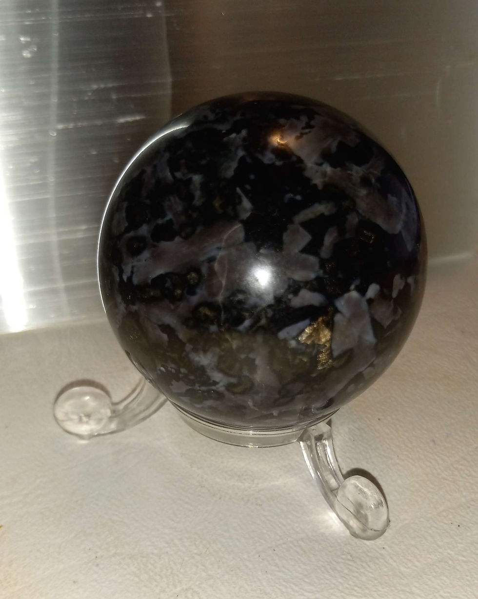 Thumbnail: Indigo Gabbro Sphere