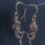 Thumbnail: Sterling Silver Mermaid Earrings w/ Amethyst Drop
