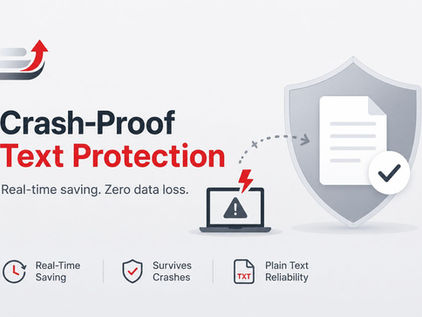 How UTexSave Was Designed to Survive System Crashes