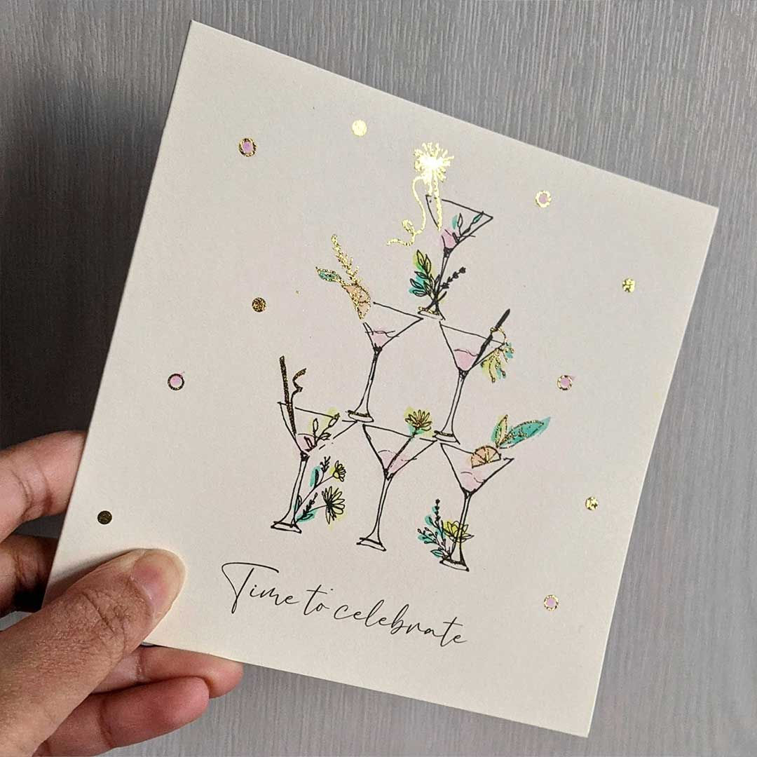Handmade Celebrate Birthday Card