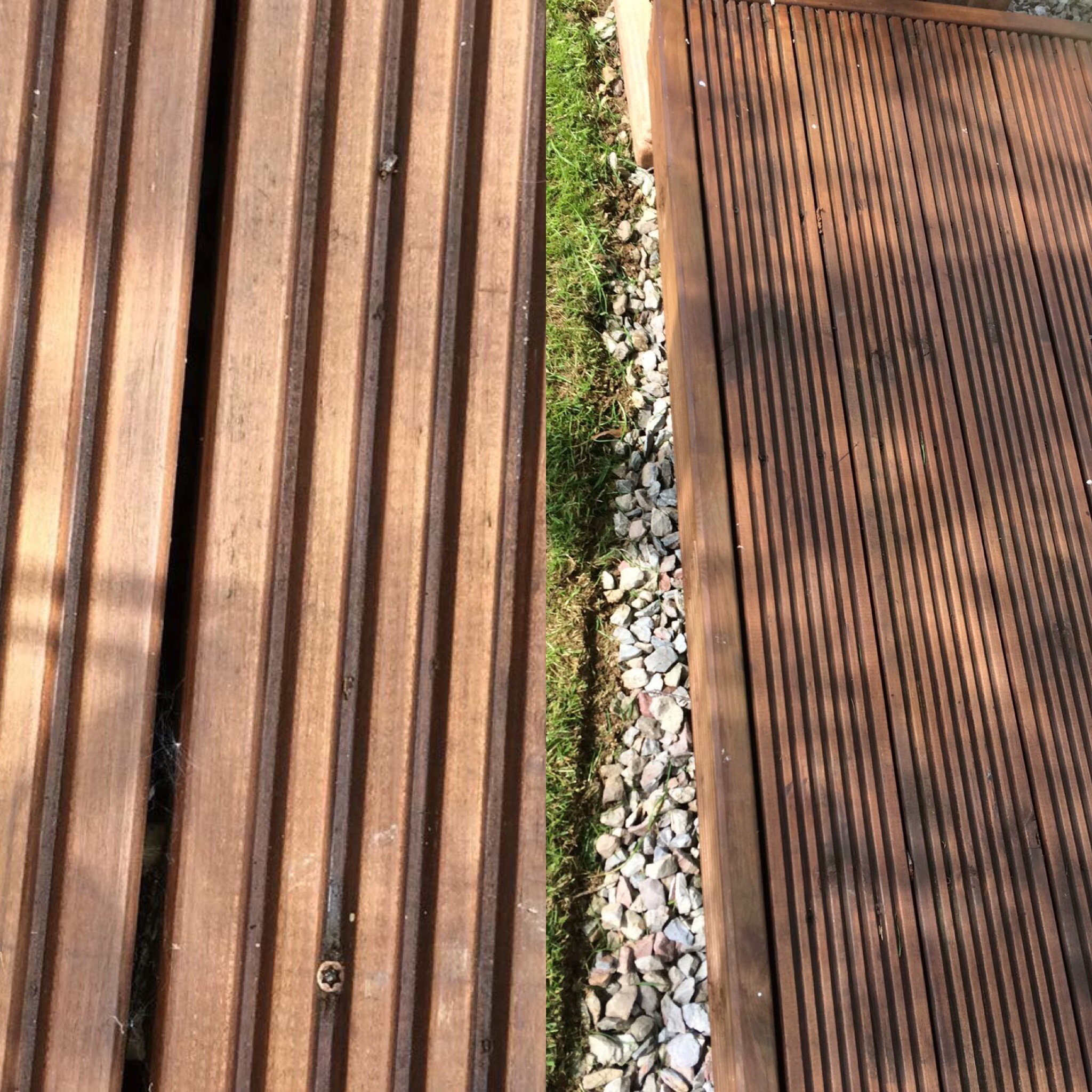 Close up of Decking