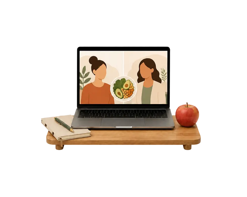 Consulta de nutrición online para empleados mediante videollamada