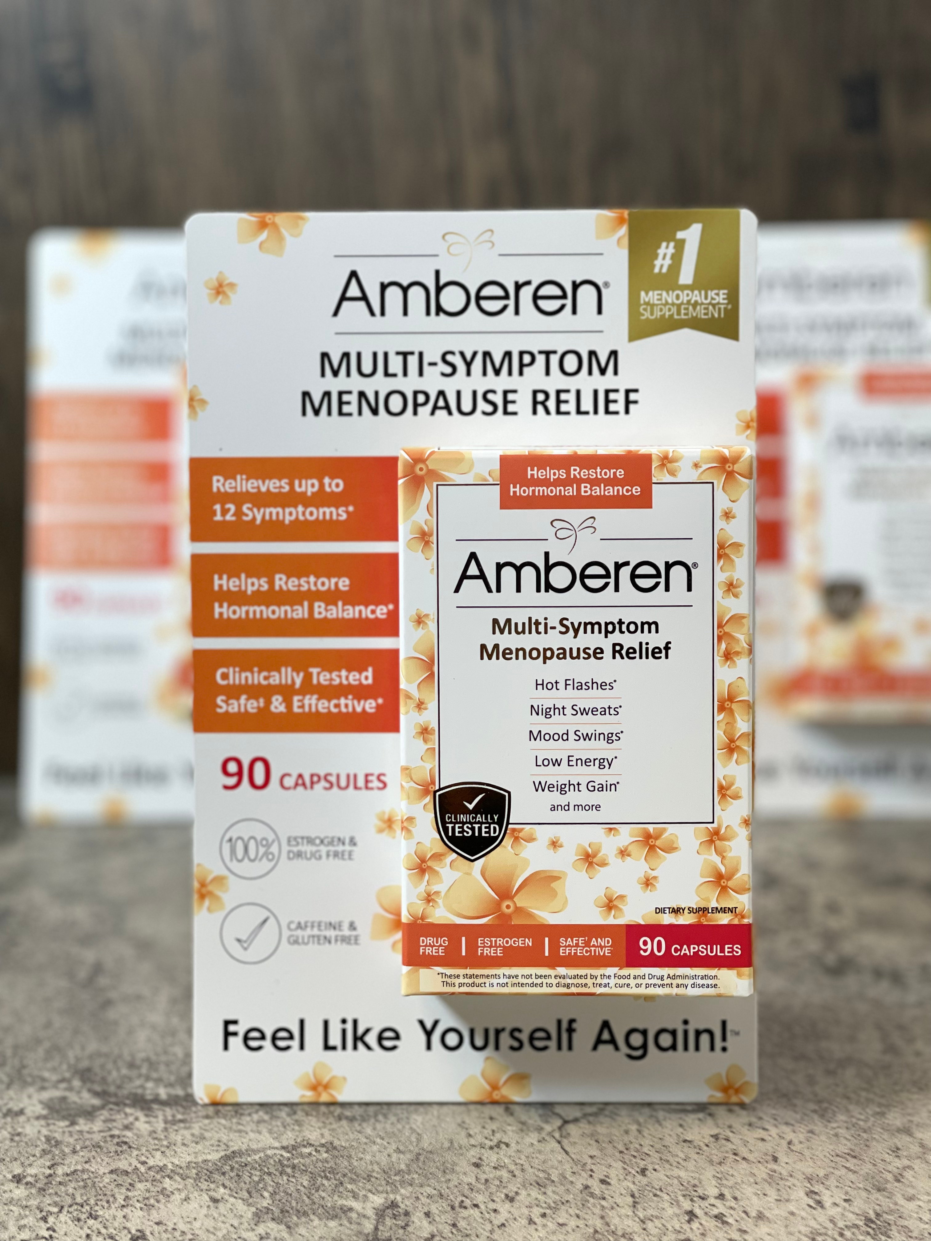 Amberen Multi-Symptom Menopause Relief, 90 Capsules