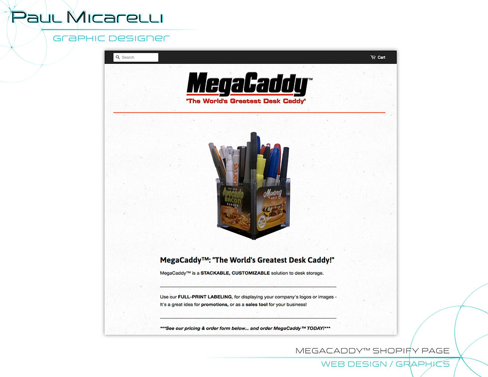 Paul-Micarelli-MegaCaddy Webpage
