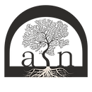 Abigail Nelson dramatherapist logo with a tree, the letters 'a' and 'n' surrounded by a D for dramatherapy