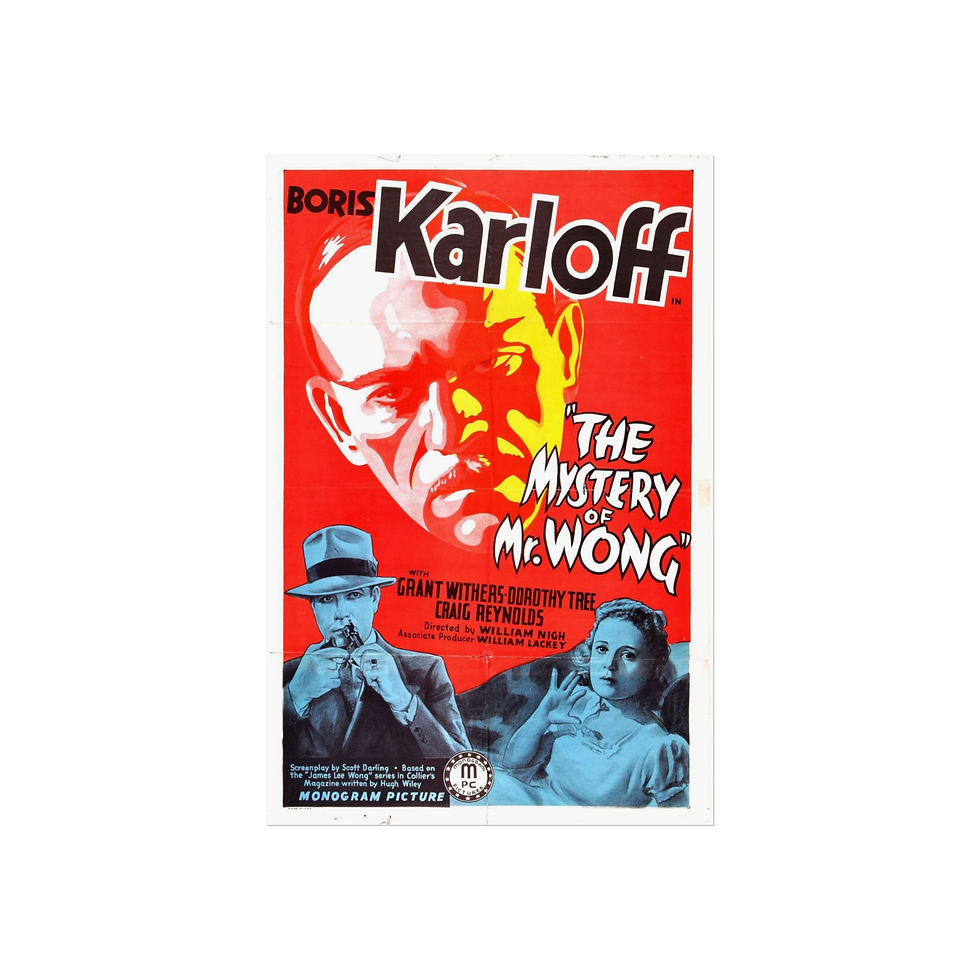Thumbnail: The Mystery of Mr. Wong  - Fine Art Posters