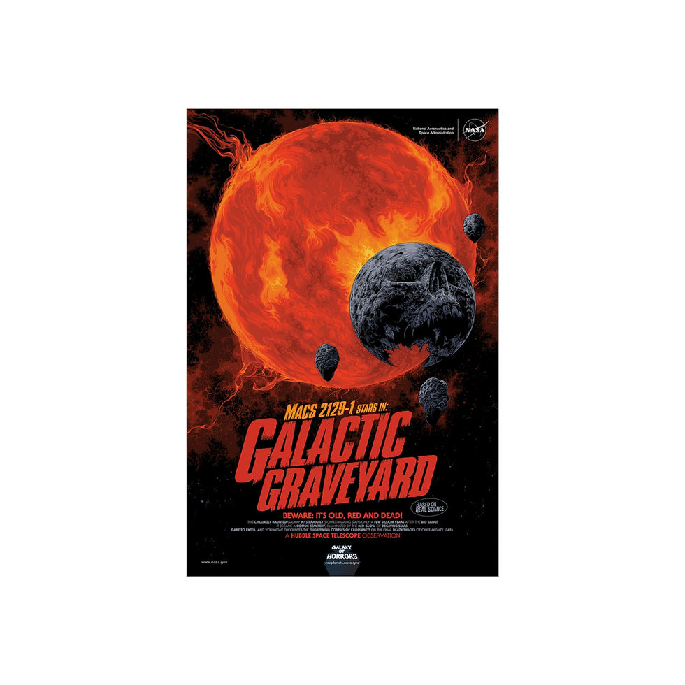Thumbnail: NASA Movie Posters - Galactic Graveyard  - Fine Art Posters