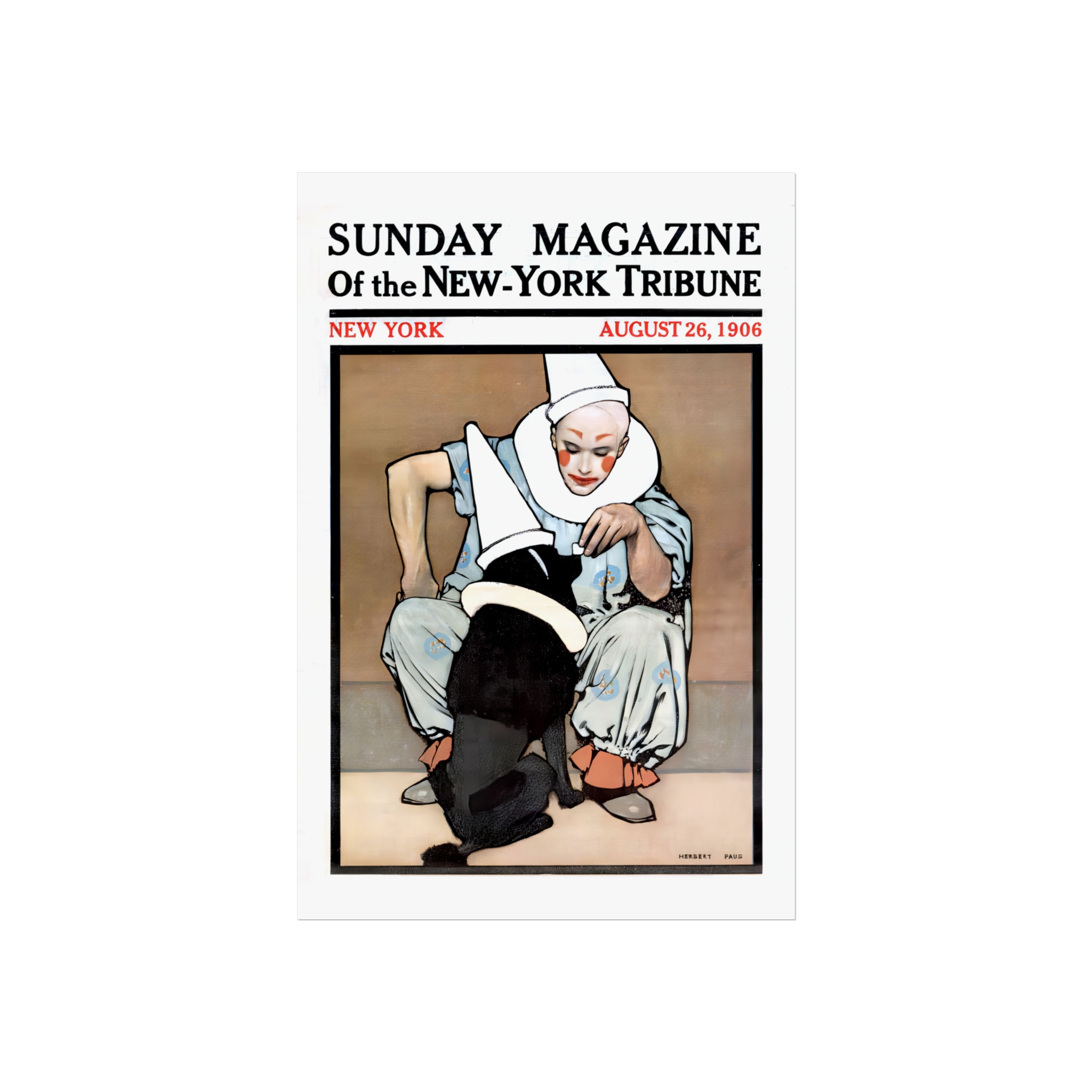 Sunday Magazine - Aug 1906 - Fine Art Posters