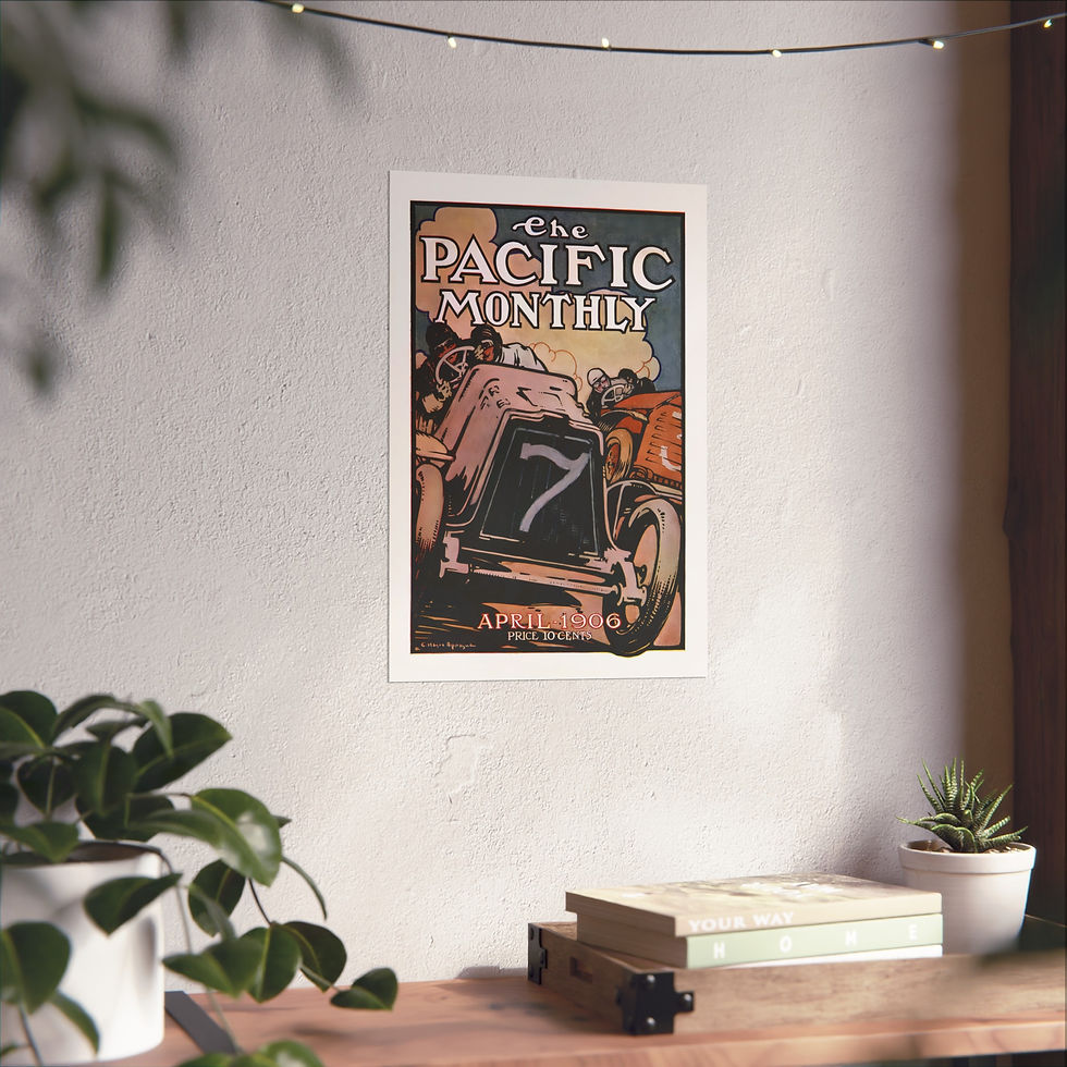 Thumbnail: The Pacific Monthly - Fine Art Posters