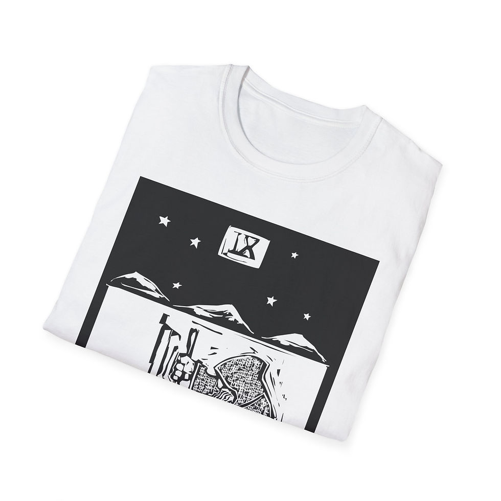 Thumbnail: Woodcut - Tarot - The Hermit