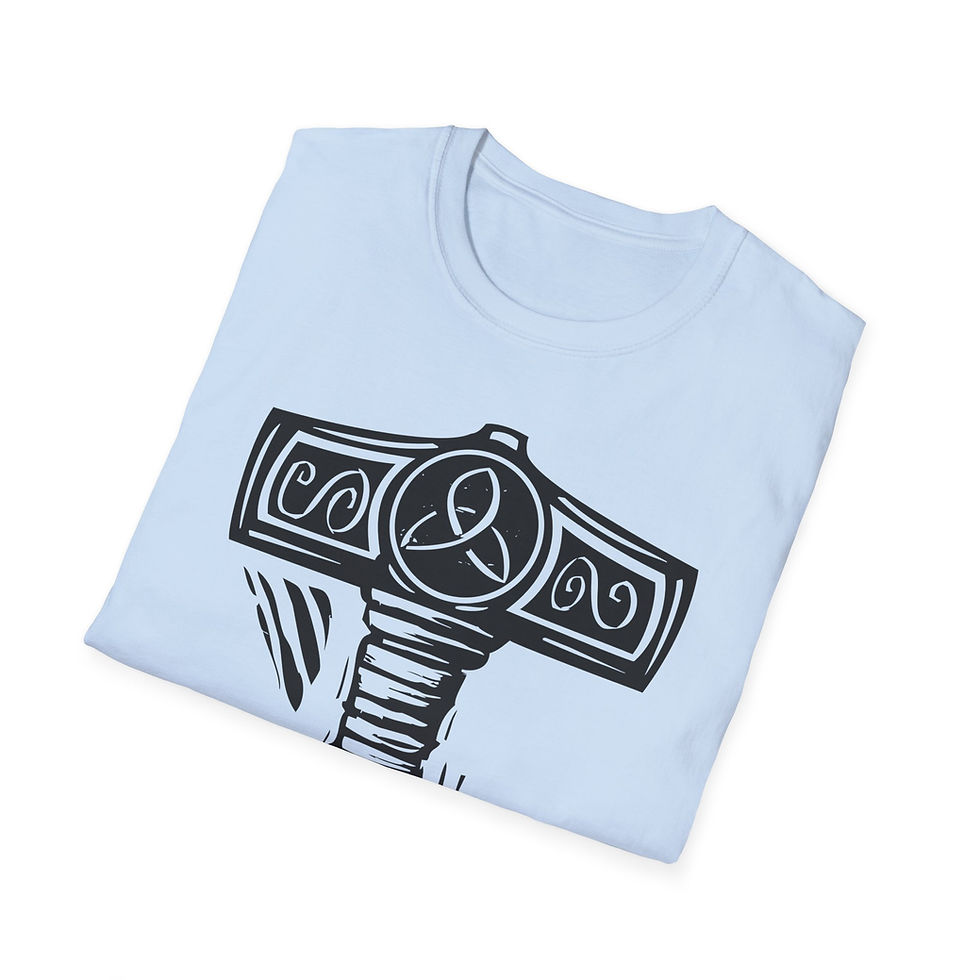 Thumbnail: Woodcut - Thor's Hammer Mjölnir