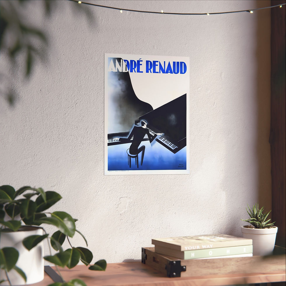Thumbnail: Andre Renaud - by Paul Colin - Fine Art Posters