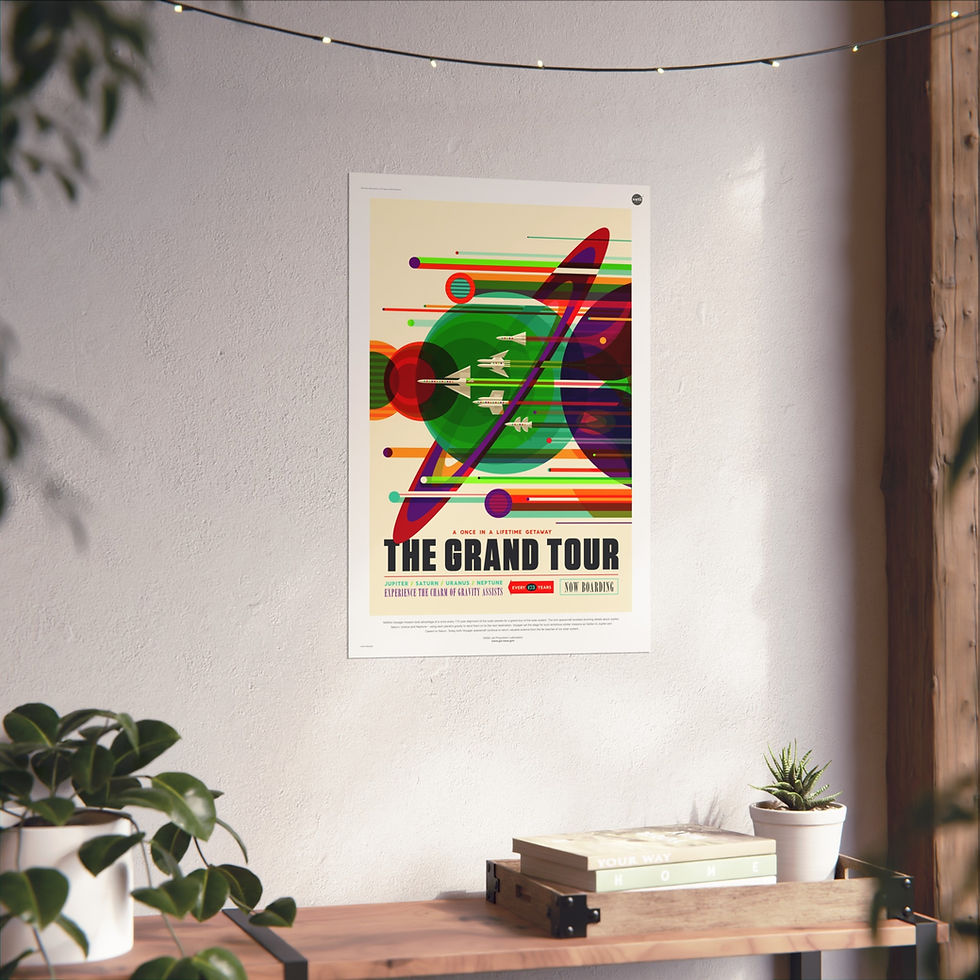 Thumbnail: NASA Travel Posters - The Grand Tour  - Fine Art Posters