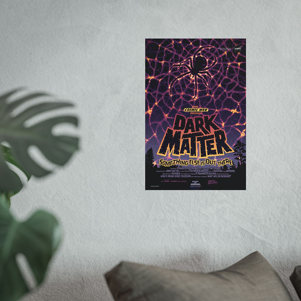Thumbnail: NASA Movie Posters - Dark Matter  - Fine Art Posters
