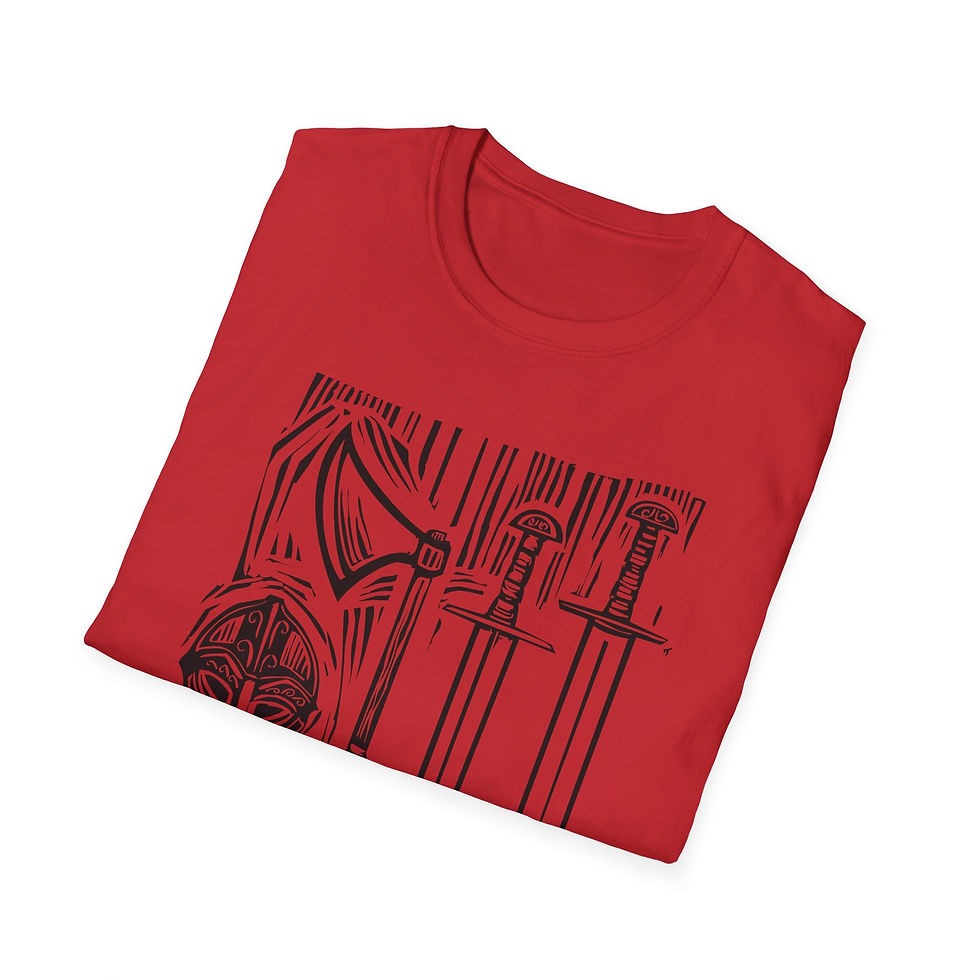 Thumbnail: Woodcut - Viking Weapons