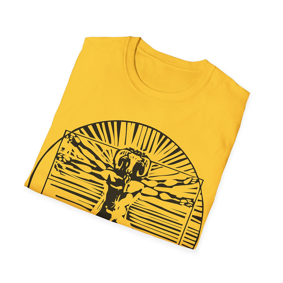 Thumbnail: Woodcut - Vitruvian Goat Man