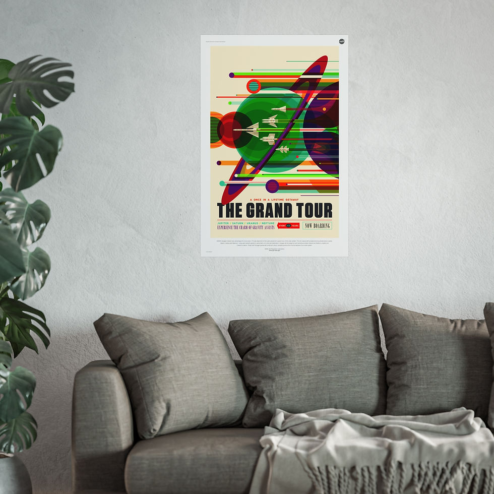 Thumbnail: NASA Travel Posters - The Grand Tour  - Fine Art Posters