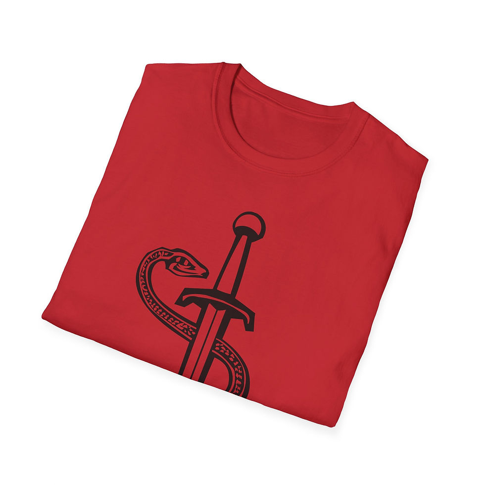 Thumbnail: Woodcut - Snake and Sword