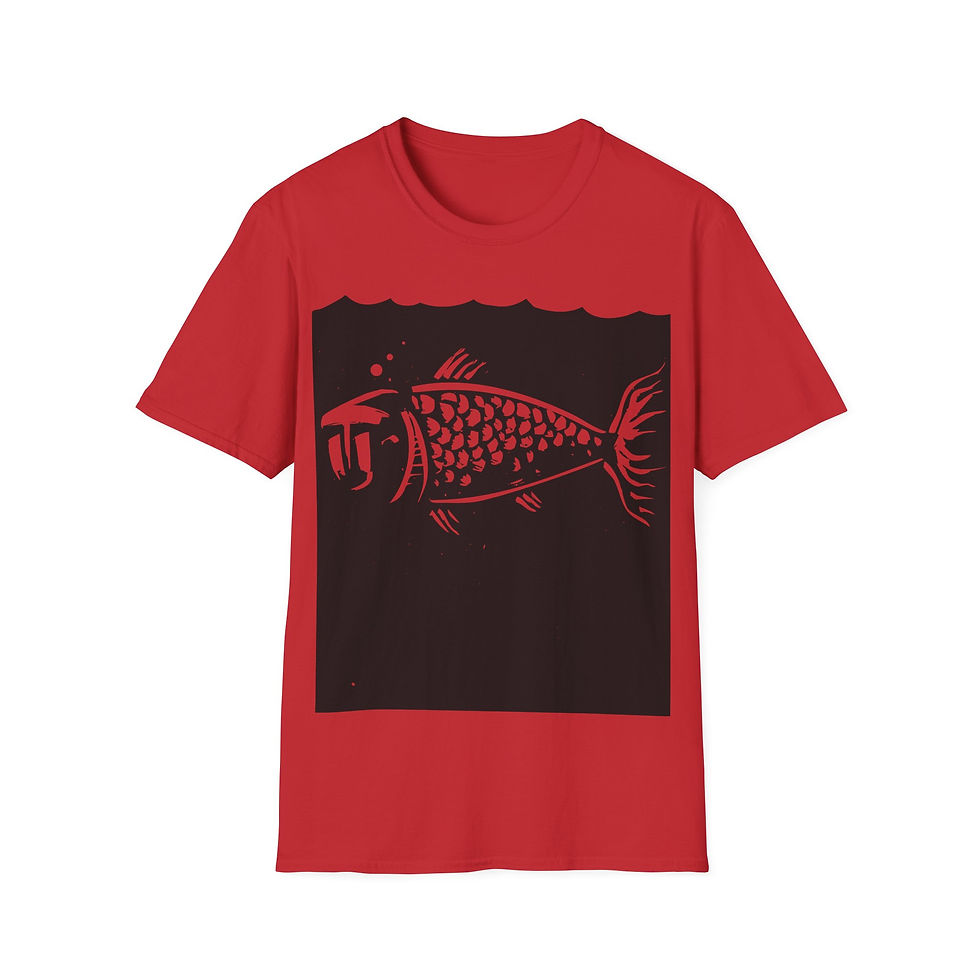 Thumbnail: Woodcut - Fish Face