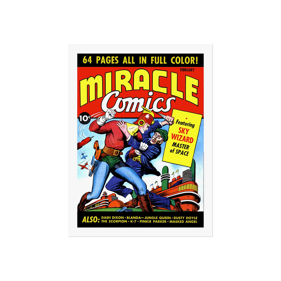 Thumbnail: Miracle Comics - Fine Art Posters