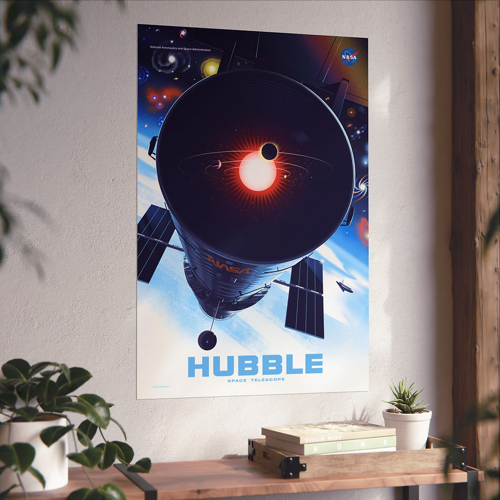 Thumbnail: NASA Movie Posters - Hubble  - Fine Art Posters
