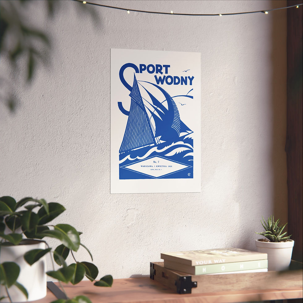 Thumbnail: Sport Wodny - Sailing - Fine Art Posters