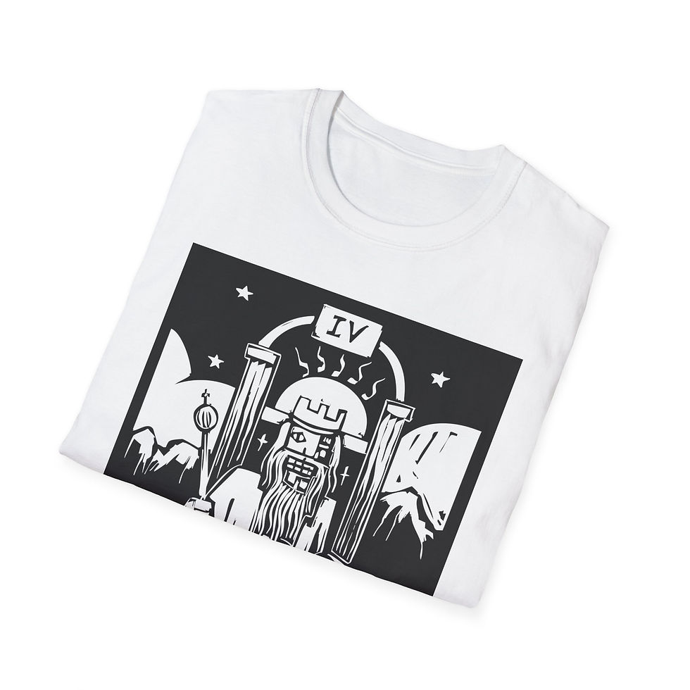 Thumbnail: Woodcut - Tarot - The Emperor