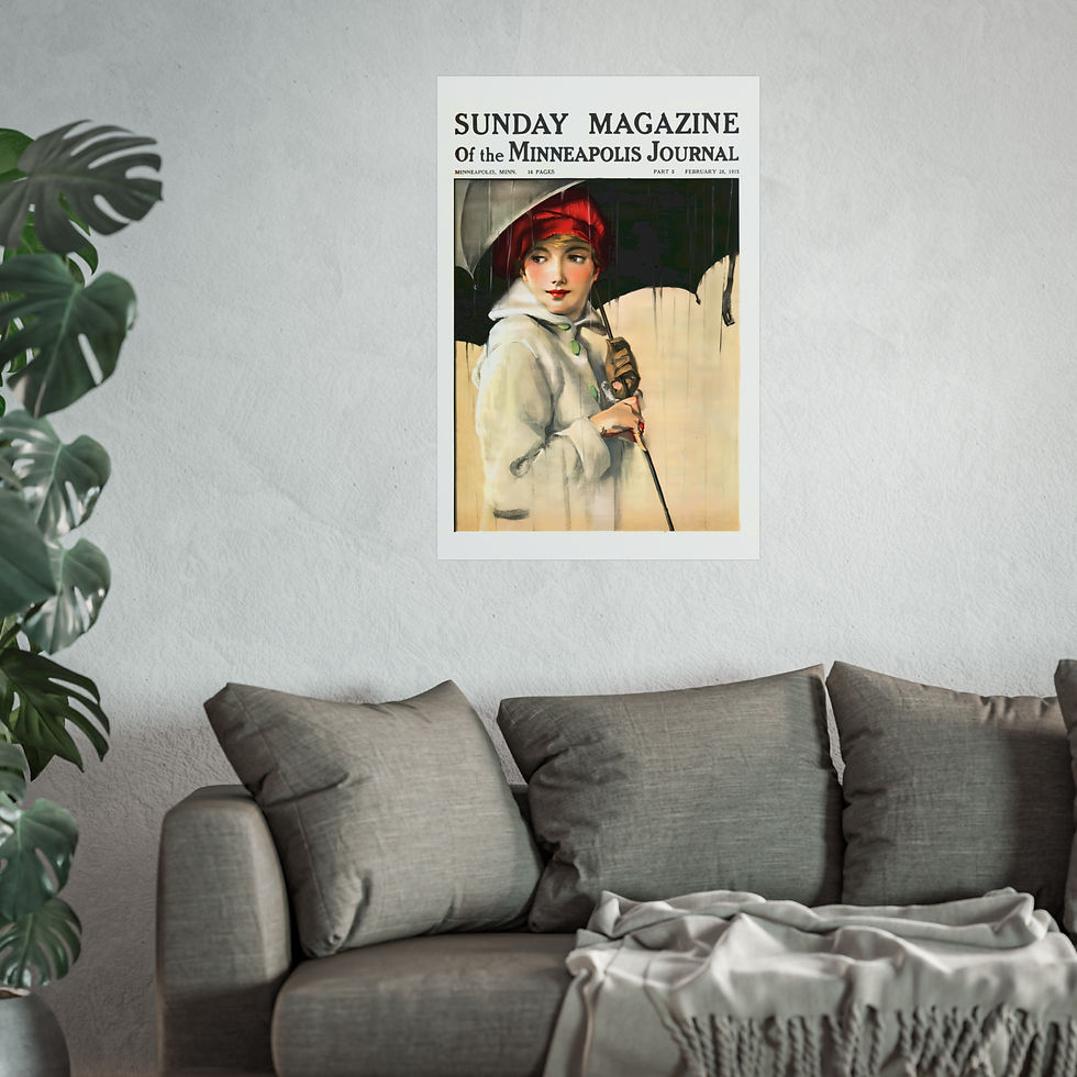 Thumbnail: Sunday Magazine - Feb 1915 - Fine Art Posters