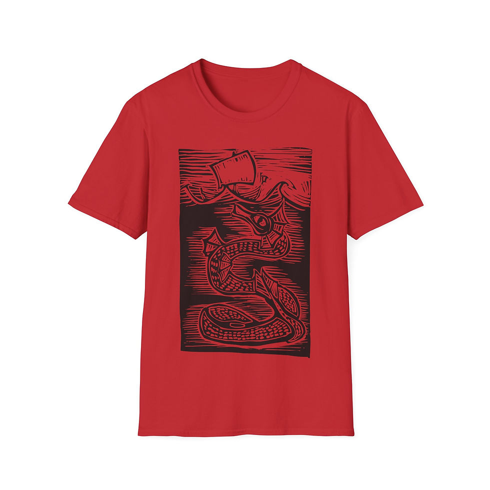 Thumbnail: Woodcut - Sea Serpent