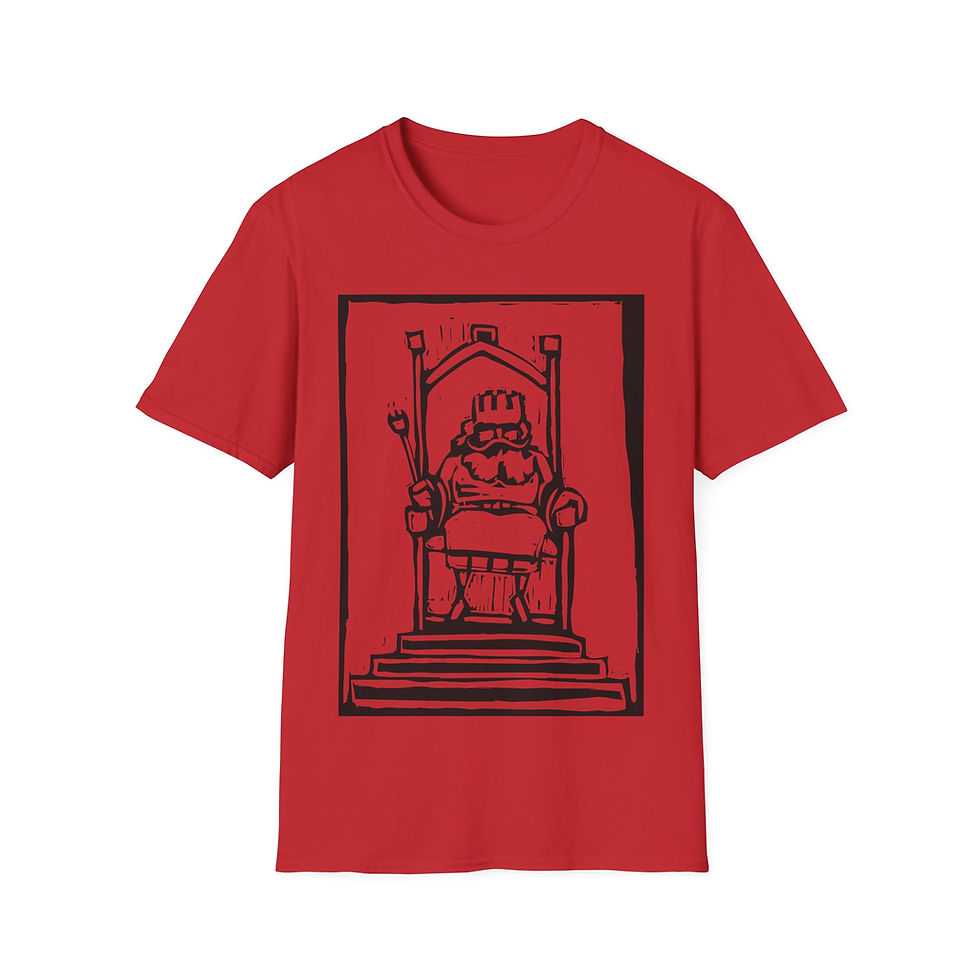 Thumbnail: Woodcut - King on Throne