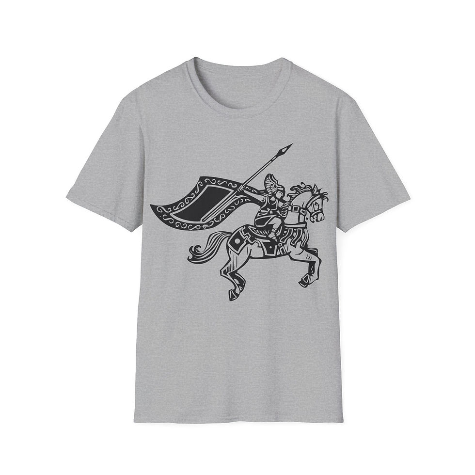 Thumbnail: Woodcut - Valkyrie on Horse