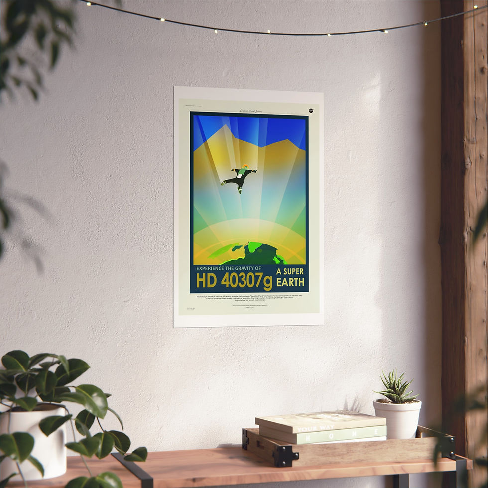 Thumbnail: NASA Travel Posters - HD40307  - Fine Art Posters