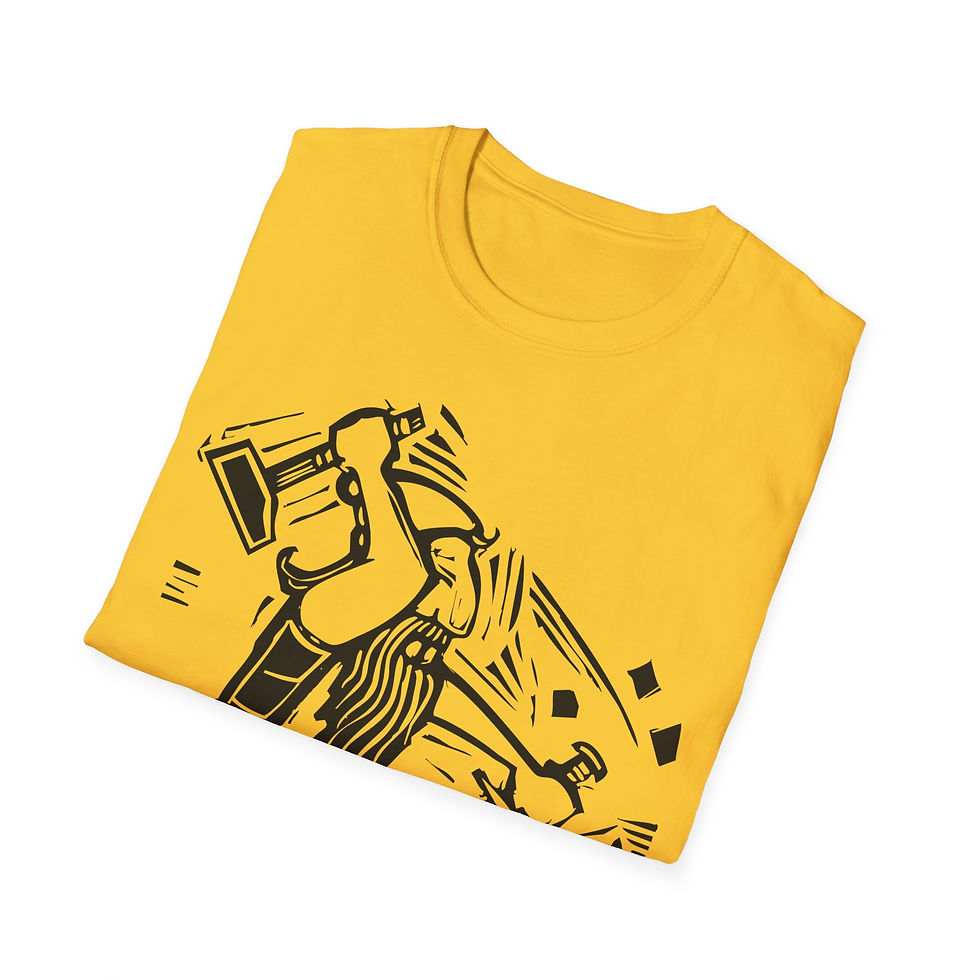 Thumbnail: Woodcut - Dwarf Blacksmith