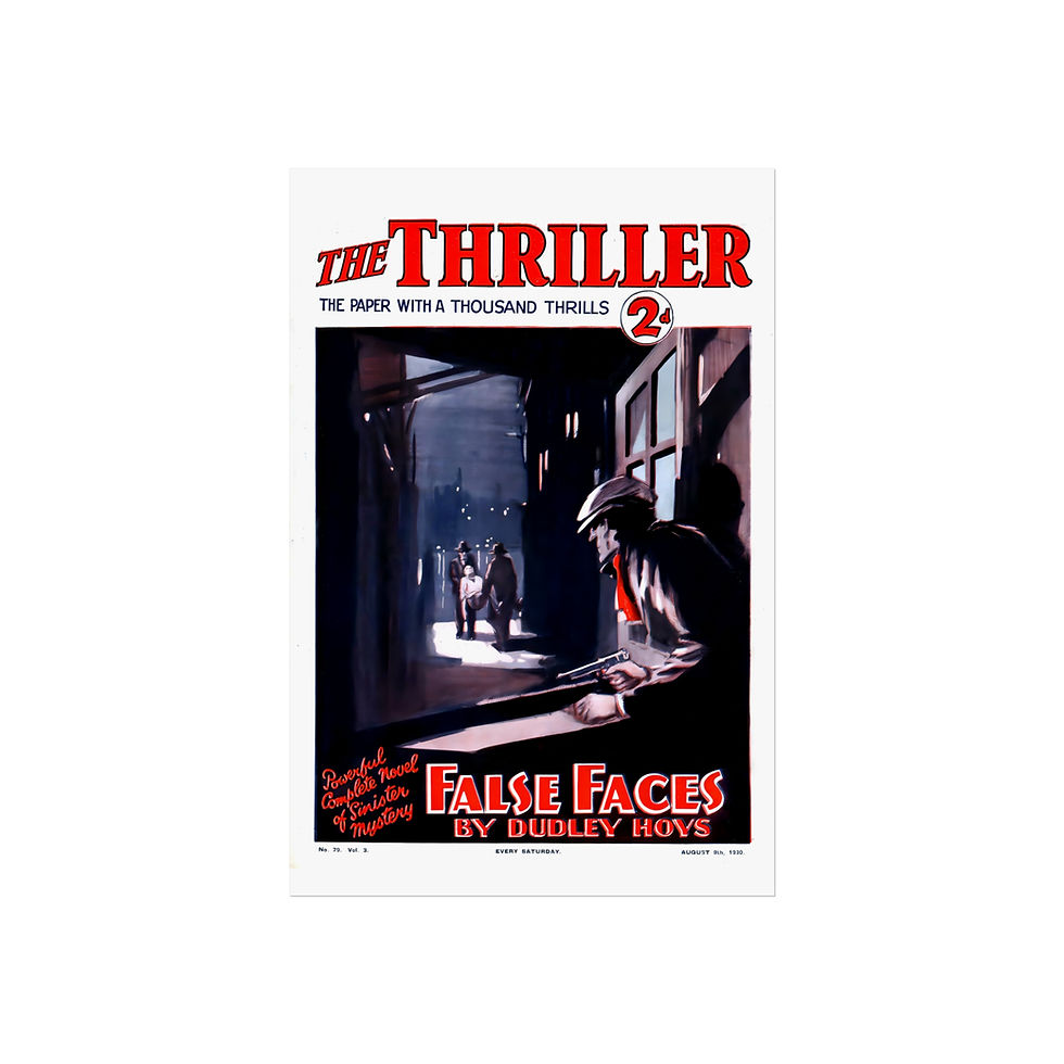 Thumbnail: The Thriller - False Faces - Fine Art Posters