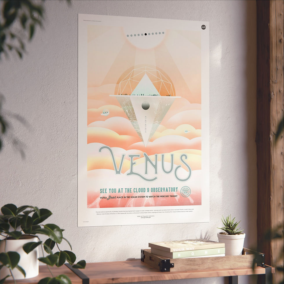 Thumbnail: NASA Travel Posters - Venus  - Fine Art Posters