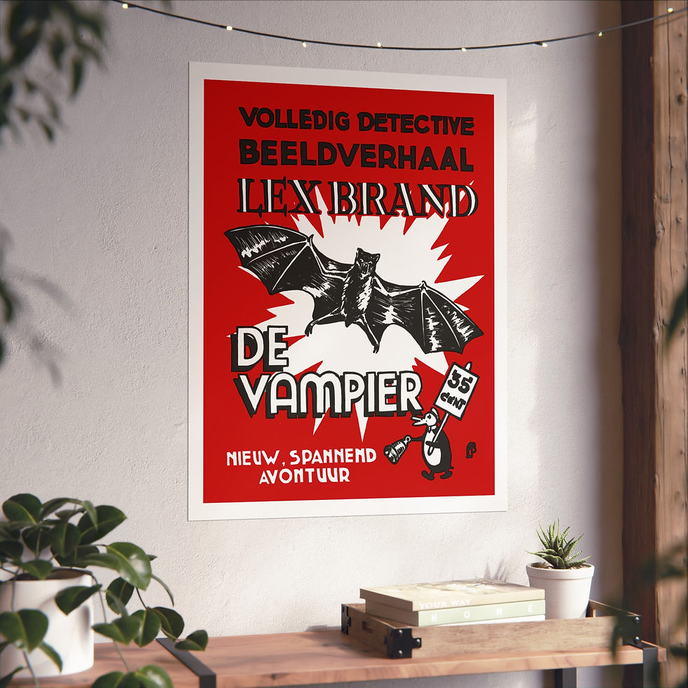 Thumbnail: Lex Brand - De Vampier - Fine Art Posters