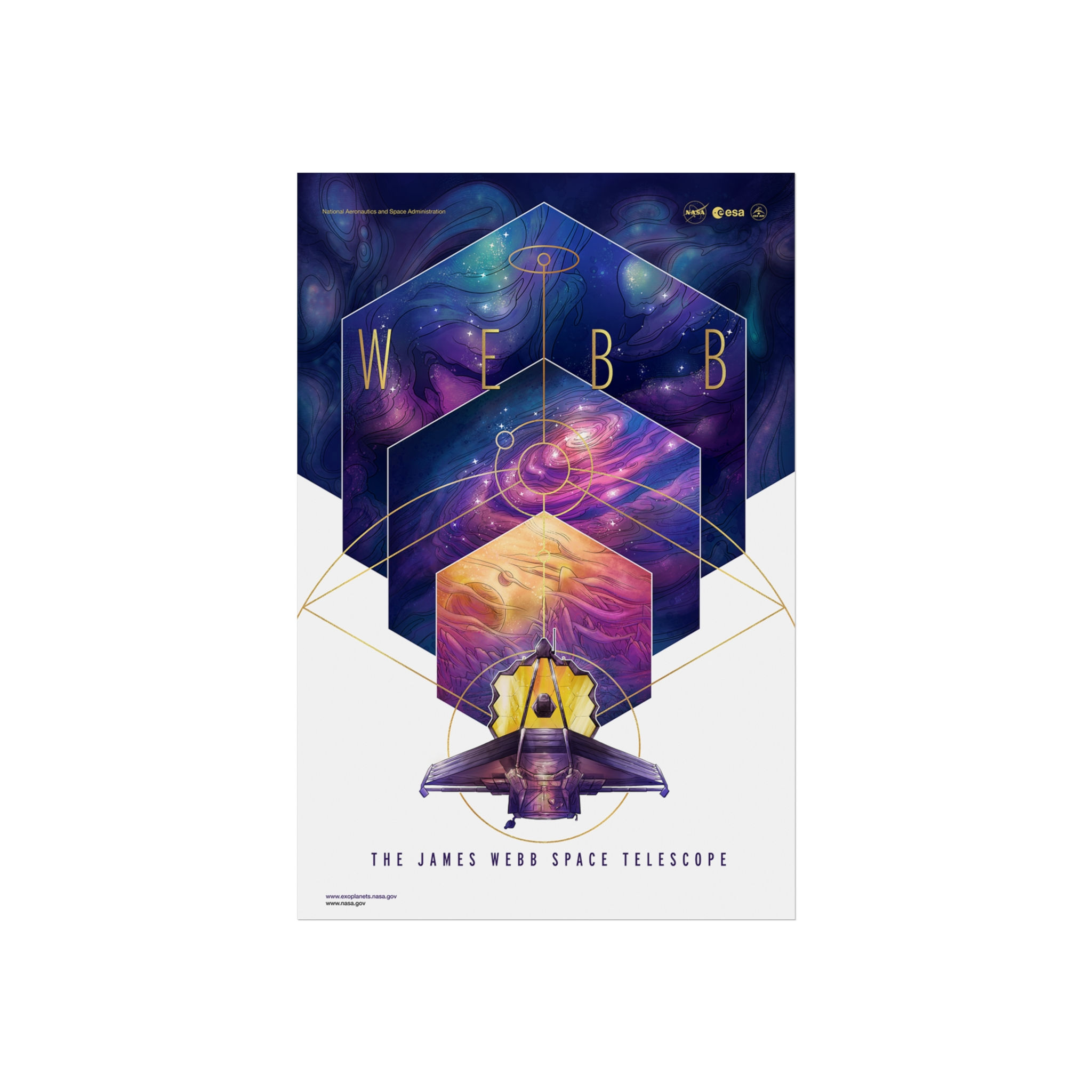 NASA Movie Posters - James Webb  - Fine Art Posters