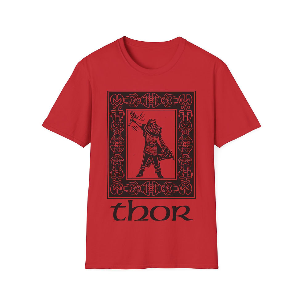 Thumbnail: Woodcut - Thor