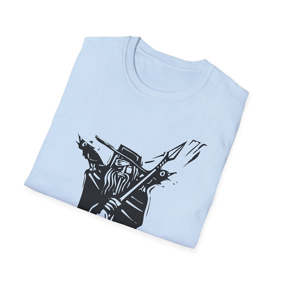 Thumbnail: Woodcut - Norse God Odin