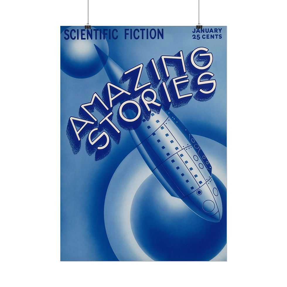 Thumbnail: Amazing Stories - January 25 cents