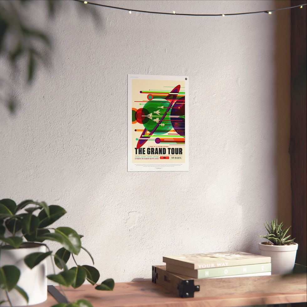 Thumbnail: NASA Travel Posters - The Grand Tour  - Fine Art Posters